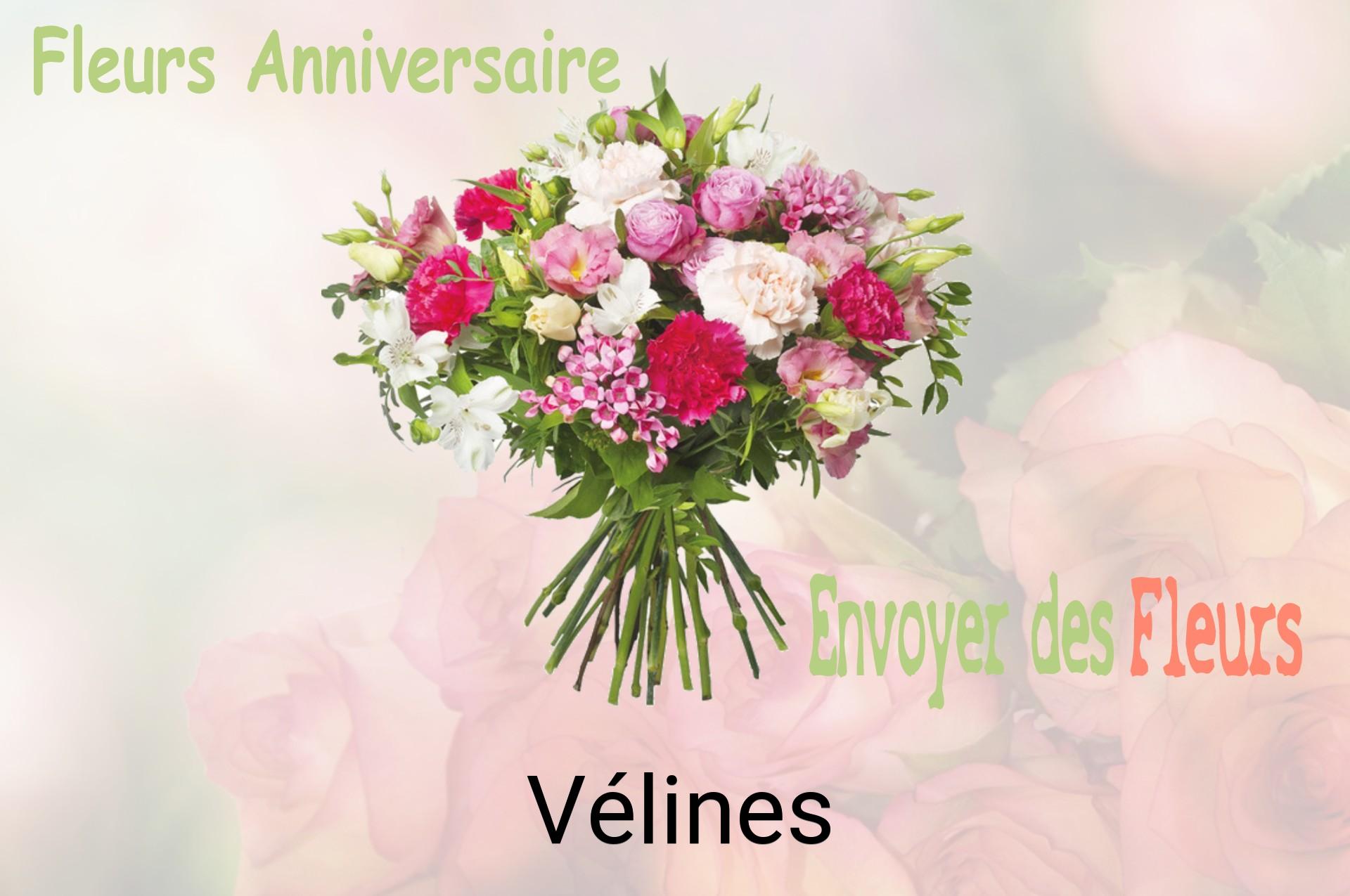 Bouquet de fleurs d’anniversaire livré à Vélines